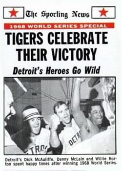 #169 World Series - Tigers Celebrate Their Victory - Detroit Tigers / St. Louis Cardinals - 1969 Topps Baseball