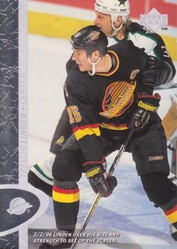 #169 Trevor Linden - Vancouver Canucks - 1996-97 Upper Deck Hockey