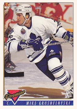 #169 Mike Krushelnyski - Toronto Maple Leafs - 1993-94 Topps Premier Hockey