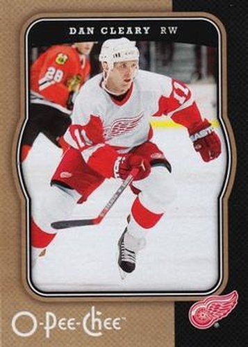 #169 Daniel Cleary - Detroit Red Wings - 2007-08 O-Pee-Chee Hockey