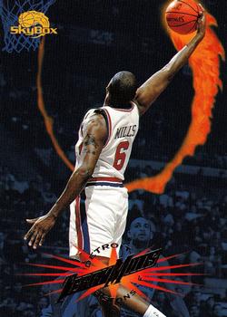 #169 Terry Mills - Detroit Pistons - 1995-96 SkyBox Premium Basketball