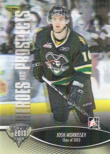 #169 Josh Morrissey - Prince Albert Raiders - 2012-13 In The Game Heroes and Prospects Hockey