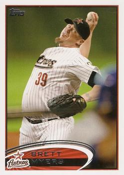 #169 Brett Myers - Houston Astros - 2012 Topps Baseball