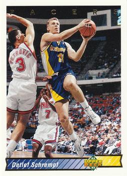 #169 Detlef Schrempf - Indiana Pacers - 1992-93 Upper Deck Basketball