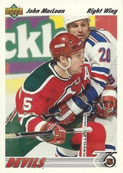 #169 John MacLean - New Jersey Devils - 1991-92 Upper Deck Hockey