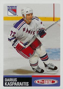 #169 Darius Kasparaitis - New York Rangers - 2002-03 Topps Total Hockey