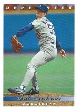 #169 Orel Hershiser - Los Angeles Dodgers - 1993 Upper Deck Baseball