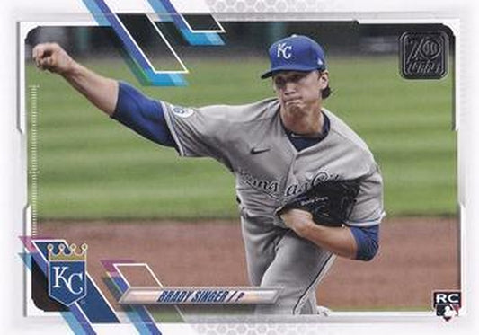#169 Brady Singer - Kansas City Royals - 2021 Topps Baseball