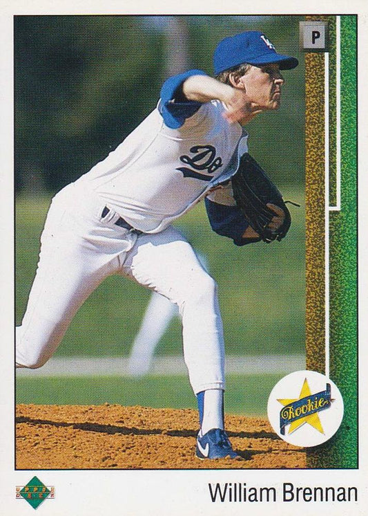 #16 William Brennan - Los Angeles Dodgers - 1989 Upper Deck Baseball