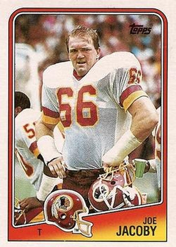 #16 Joe Jacoby - Washington Redskins - 1988 Topps Football