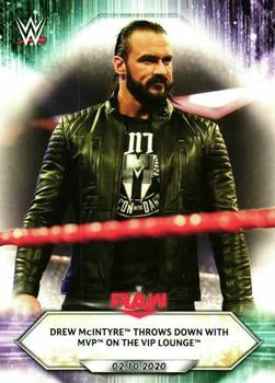 #16 Drew McIntyre Throws Down with MVP on The VIP Lounge - 2021 Topps WWE Wrestling