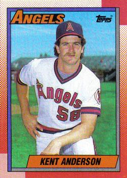 #16 Kent Anderson - California Angels - 1990 Topps Baseball