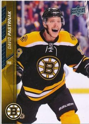 #16 David Pastrnak - Boston Bruins - 2015-16 Upper Deck Hockey