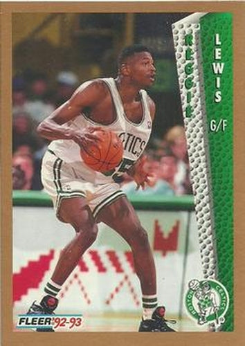 #16 Reggie Lewis - Boston Celtics - 1992-93 Fleer Basketball