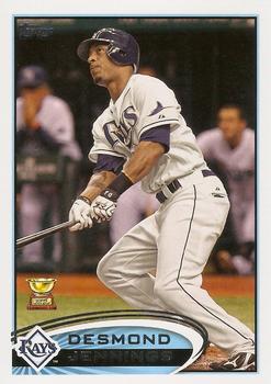 #16 Desmond Jennings - Tampa Bay Rays - 2012 Topps Baseball