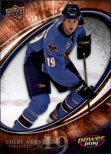 #16 Colby Armstrong - Atlanta Thrashers - 2008-09 Upper Deck Power Play Box Set Hockey