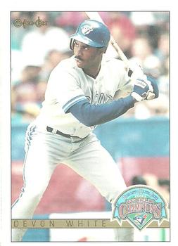#16 Devon White - Toronto Blue Jays - 1993 O-Pee-Chee Baseball - World Champions