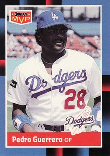 #BC-16 Pedro Guerrero - Los Angeles Dodgers - 1988 Donruss Baseball - Bonus MVP's