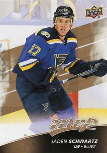 #16 Jaden Schwartz - St. Louis Blues - 2017-18 Upper Deck MVP Hockey