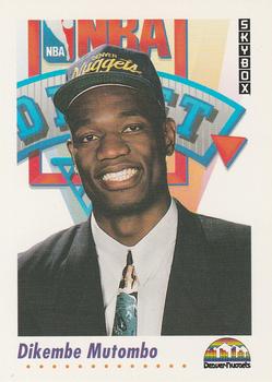 #516 Dikembe Mutombo - Denver Nuggets - 1991-92 SkyBox Basketball