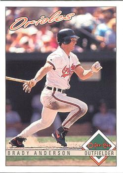 #16 Brady Anderson - Baltimore Orioles - 1993 O-Pee-Chee Baseball