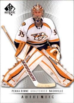 #16 Pekka Rinne - Nashville Predators - 2012-13 SP Authentic Hockey