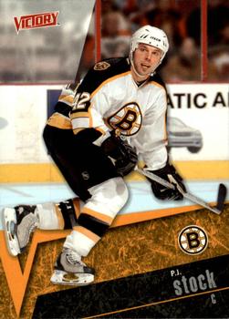 #16 P.J. Stock - Boston Bruins - 2003-04 Upper Deck Victory Hockey