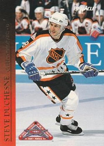 #16 Steve Duchesne - Quebec Nordiques - 1993-94 Score Canadian Hockey - Pinnacle All-Stars Canadian