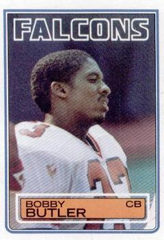 #16 Bobby Butler - Atlanta Falcons - 1983 Topps Football