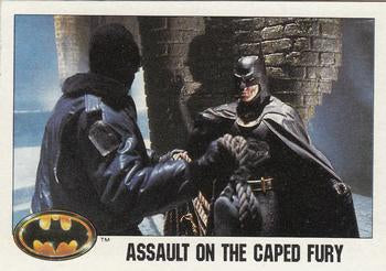 #116 Assault on the Caped Fury - 1989 Topps Batman