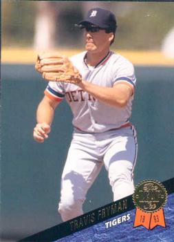 #16 Travis Fryman - Detroit Tigers - 1993 Leaf Baseball