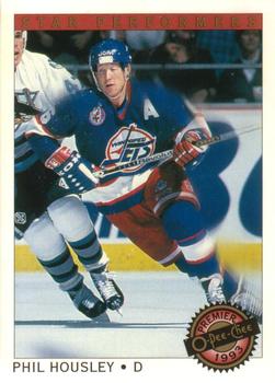 #16 Phil Housley - Winnipeg Jets - 1992-93 O-Pee-Chee Premier Hockey - Star Performers