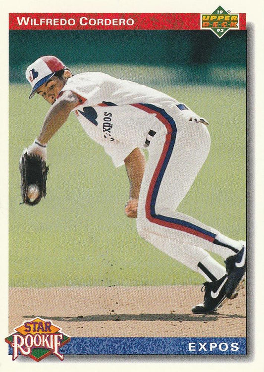 #16 Wil Cordero - Montreal Expos - 1992 Upper Deck Baseball