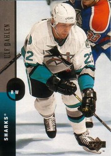 #16 Ulf Dahlen - San Jose Sharks - 1994-95 Upper Deck Hockey