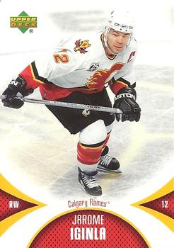 #16 Jarome Iginla - Calgary Flames - 2006-07 Upper Deck Mini Jersey Hockey