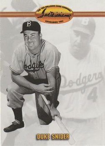 #16 Duke Snider - Brooklyn Dodgers - 1993 Ted Williams Baseball