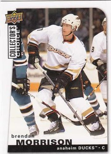 #16 Brendan Morrison - Anaheim Ducks - 2008-09 Collector's Choice Hockey