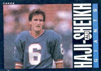 #116 Ali Haji-Sheikh - New York Giants - 1985 Topps Football