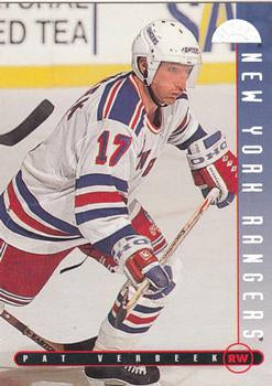 #16 Pat Verbeek - New York Rangers - 1995-96 Leaf Hockey