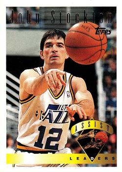 #16 John Stockton - Utah Jazz - 1995-96 Topps Basketball