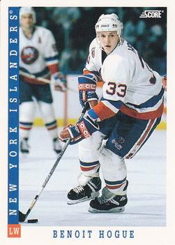 #16 Benoit Hogue - New York Islanders - 1993-94 Score Canadian Hockey
