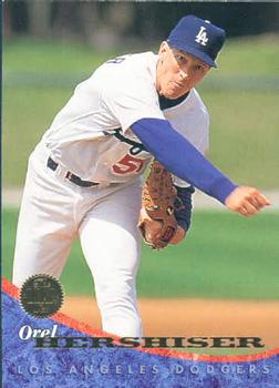 #16 Orel Hershiser - Los Angeles Dodgers - 1994 Leaf Baseball