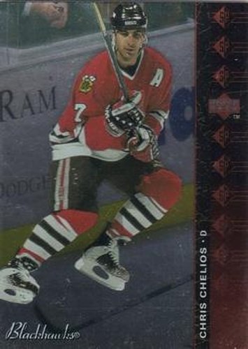 #SP-16 Chris Chelios - Chicago Blackhawks - 1994-95 Upper Deck Hockey - SP