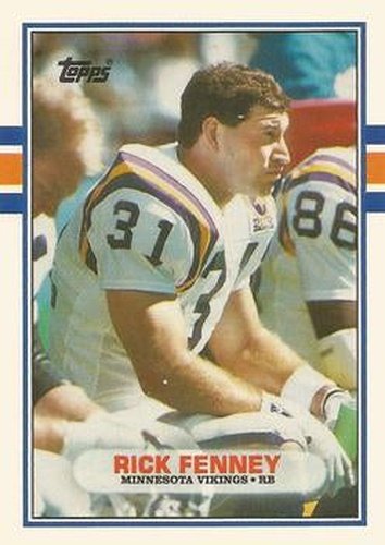 #16T Rick Fenney - Minnesota Vikings - 1989 Topps Traded Football