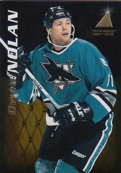 #16 Owen Nolan - San Jose Sharks - 1995-96 Zenith Hockey