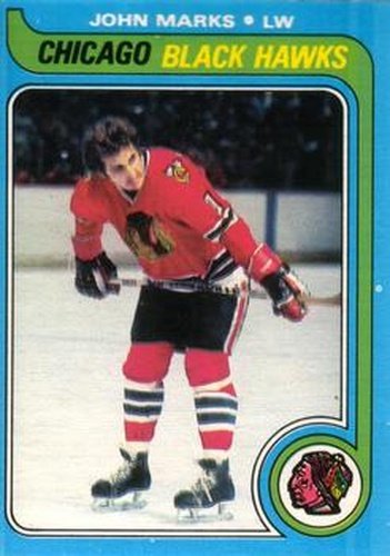 #16 John Marks - Chicago Blackhawks - 1979-80 O-Pee-Chee Hockey