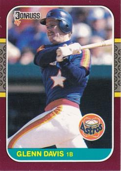 #16 Glenn Davis - Houston Astros - 1987 Donruss Opening Day Baseball