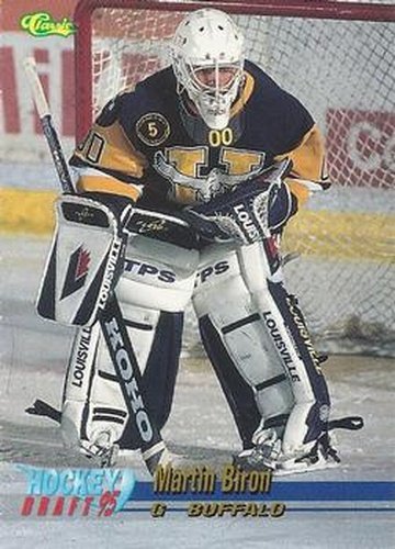 #16 Martin Biron - Buffalo Sabres - 1995 Classic Hockey