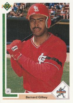 #16 Bernard Gilkey - St. Louis Cardinals - 1991 Upper Deck Baseball