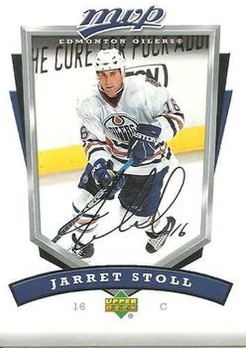 #116 Jarret Stoll - Edmonton Oilers - 2006-07 Upper Deck MVP Hockey
